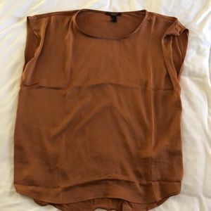 Forever 21 Brown Silky Top